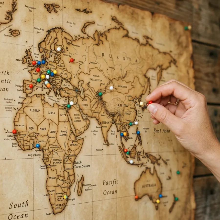 Présents sur 3 continents